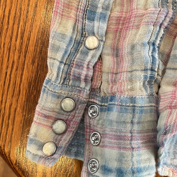 True religion size medium flannel barley worn - Picture 3 of 5